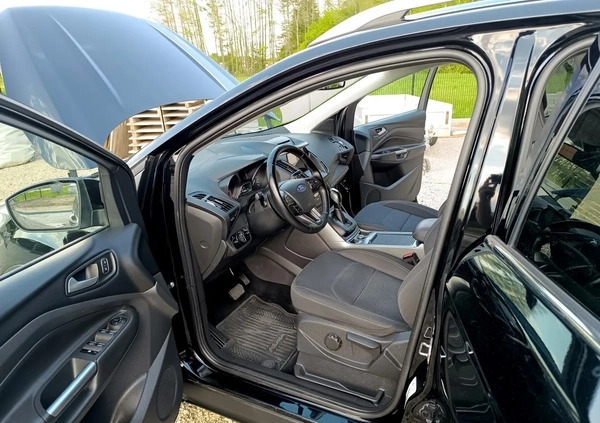 Ford Kuga cena 72600 przebieg: 154927, rok produkcji 2018 z Jedlicze małe 781